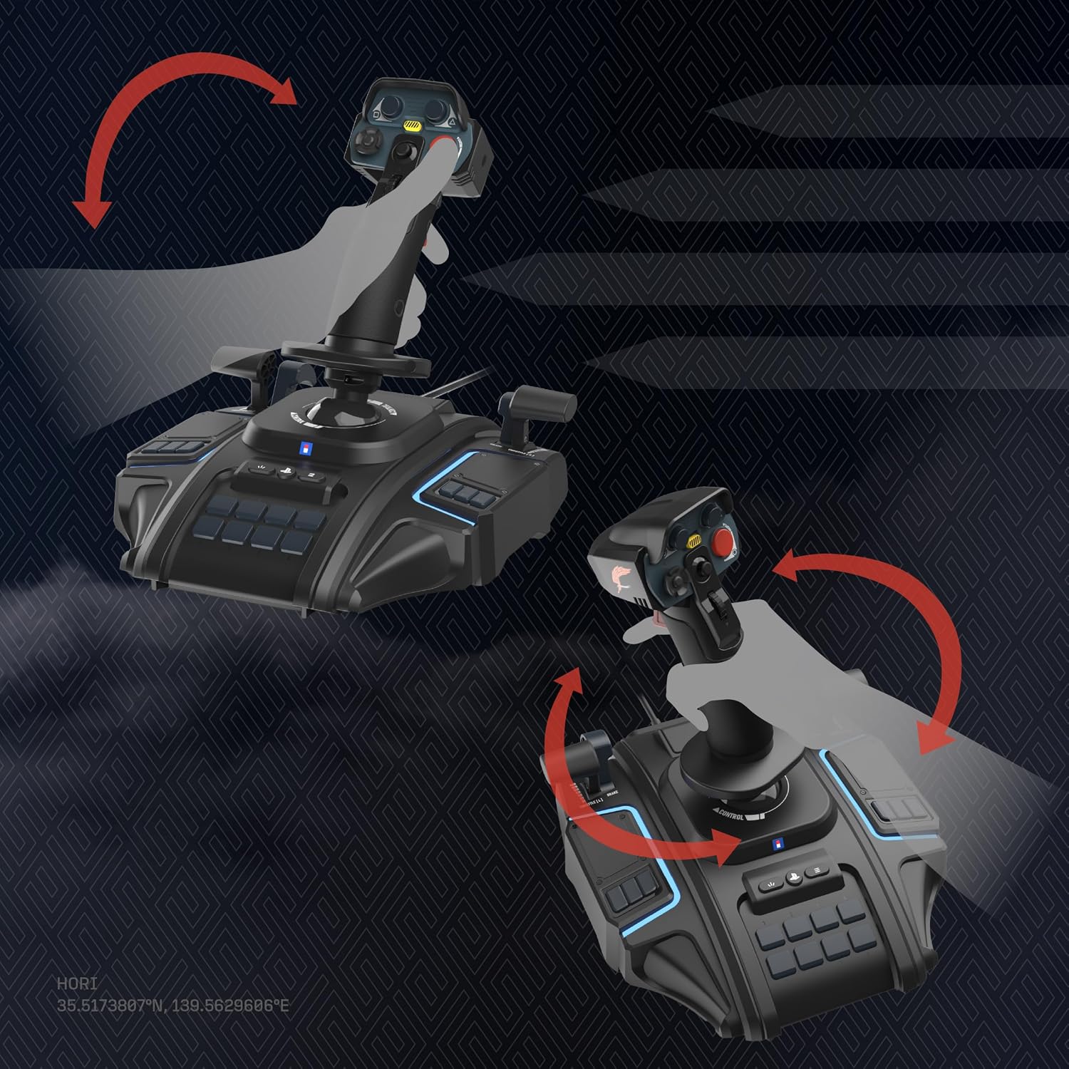 ACE COMBAT 8: WINGS OF THEVE Flight Stick for PlayStation 5, PlayStation 4, and Windows PC