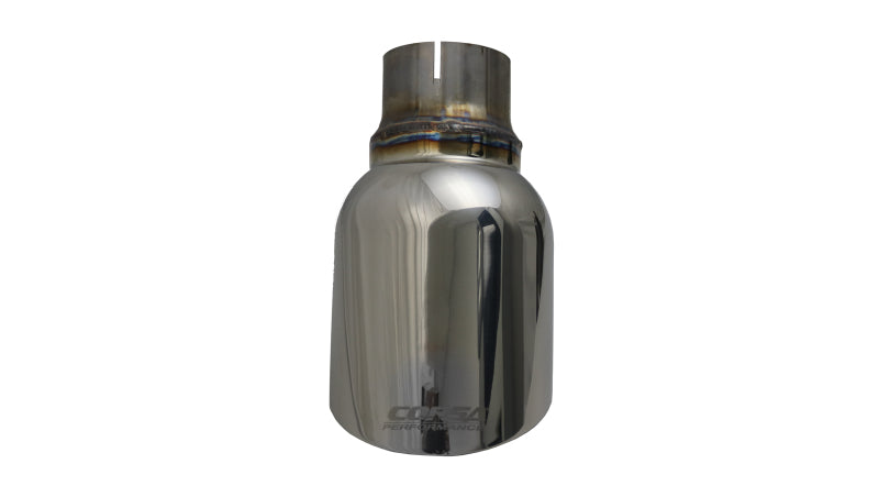 Corsa Performance Single Universal 2.5in Inlet / 4.5in Outlet Polished Pro-Series
