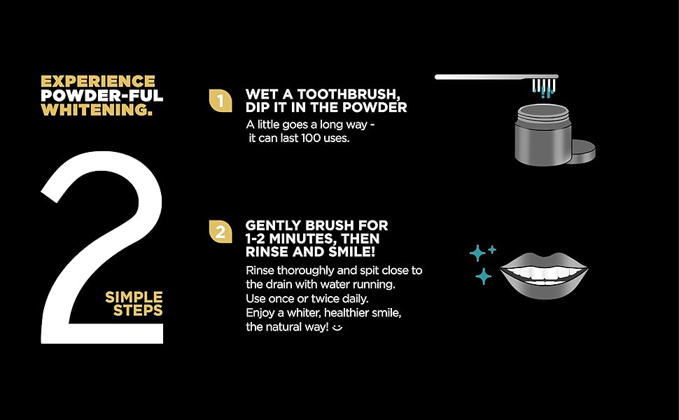 Activated Charcoal Teeth Whitening Powder - PhishStones Products
