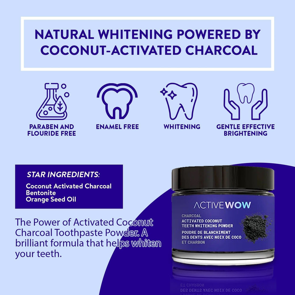 Activated Charcoal Teeth Whitening Powder - PhishStones Products