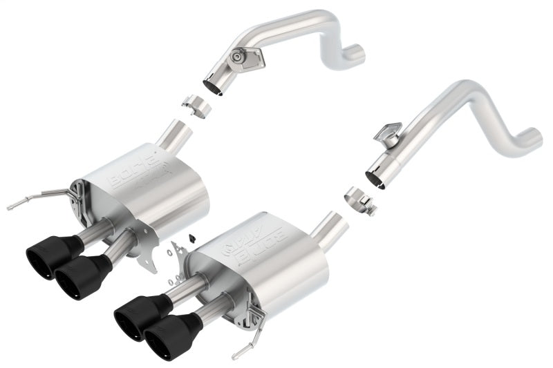 Borla 14-18 C7 Corvette Stingray Axle-Back ATAK Exhaust 2.75in To Muffler Dual 2.0in Out 4.25in Tip 11869CB