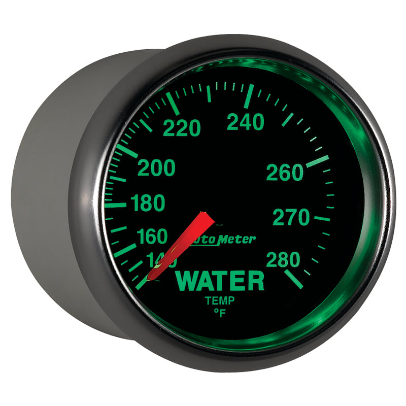 AutoMeter Gauge Water Temp 2-1/16in. 140-280 Deg. F Mechanical Gs 3831