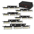 SPYDER Xtune LED Strobe Lights 18 pcs 54 LEDs w/Control Box White ACC-LED-STL54-W 5062932