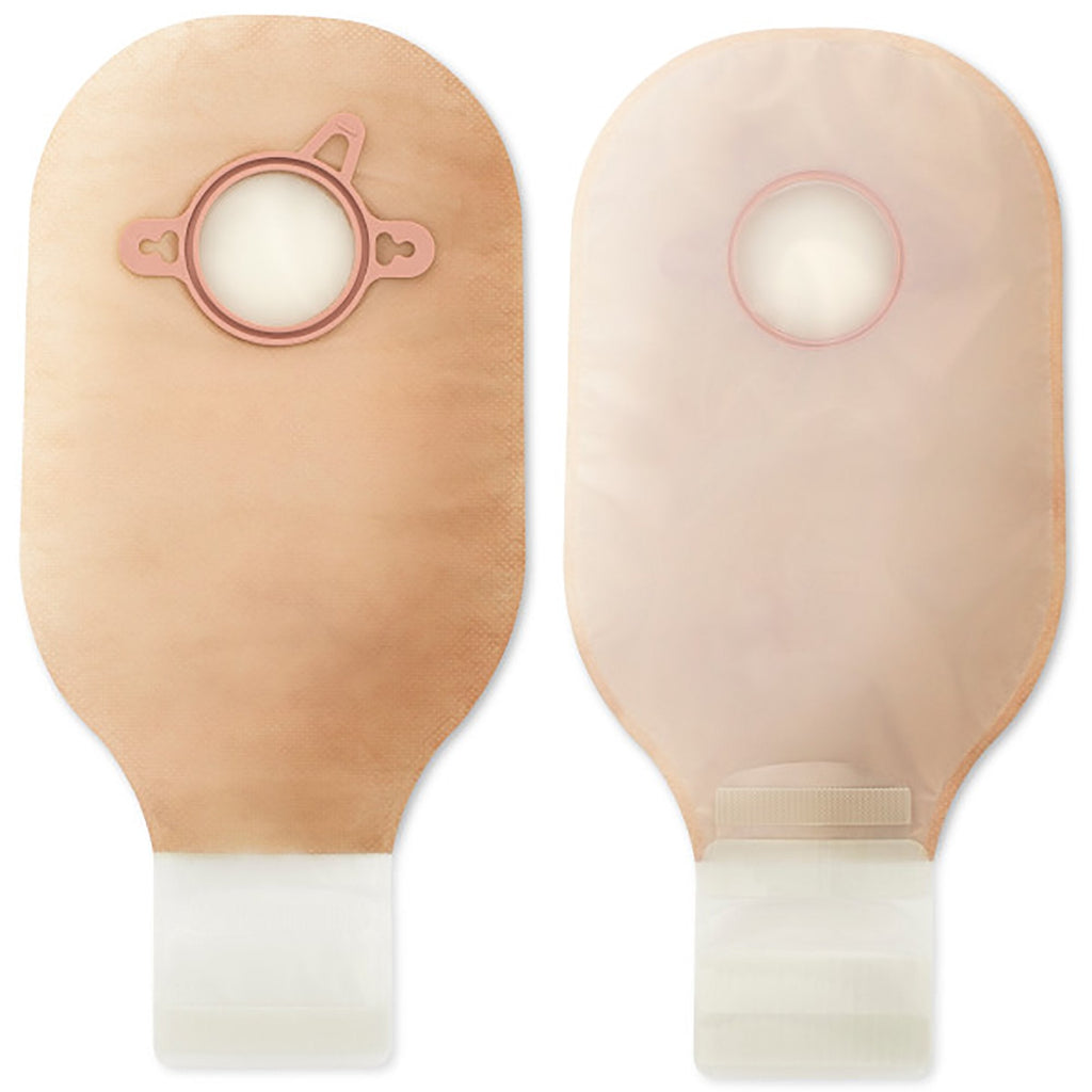 New Image™ Ultra Clear Ostomy Pouch, Pre-cut to Fit 102 mm Stomas, Yellow Match 18006