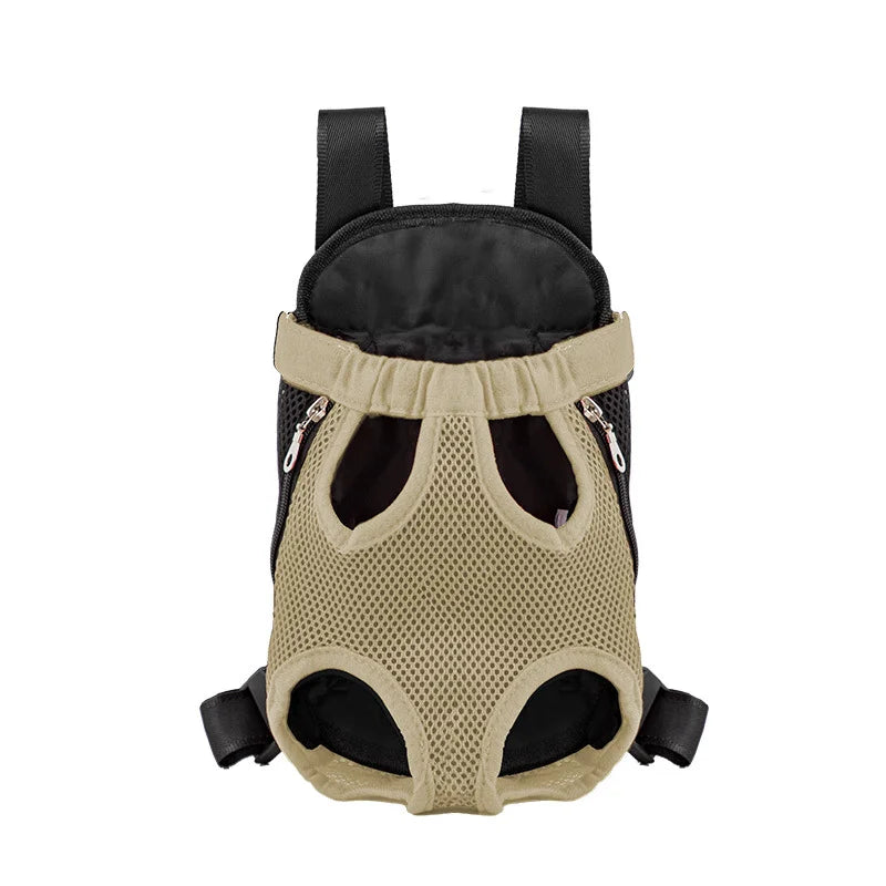 Adjustable Double - Shoulder Pet Carrier Backpack – Breathable Cat & Small Dog Travel Bag, Hands - Free Hiking Carrier - PhishStones Products