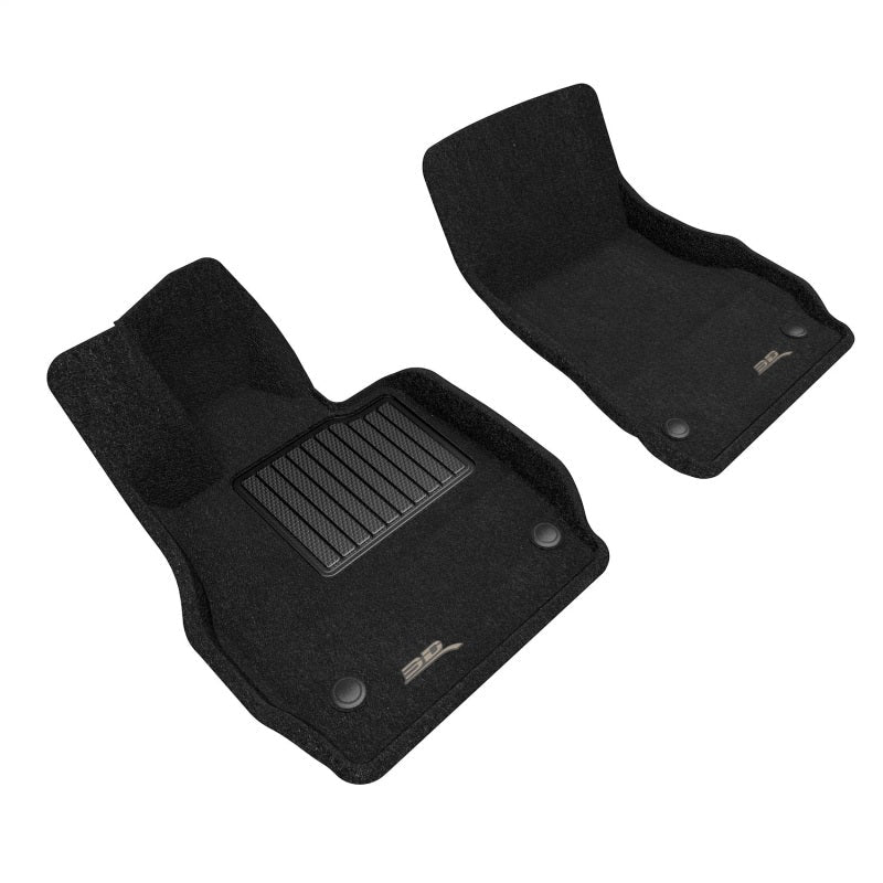 3D MAXpider 20-23 Chevrolet Corvette C8 Elegant R1 Floormat Set - Black L1CH09604709
