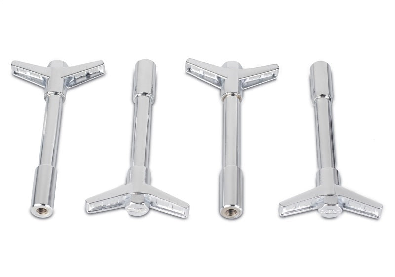 Ford Valve Cove Bolt Kit 4pk Chrome w/Ford Logo FRD302-325