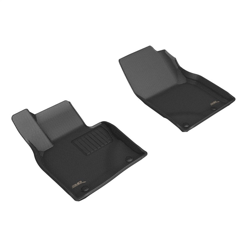 3D MAXpider 2023+ Mazda Cx-50 Kagu Floor Mat- Black R1 L1MZ08111509