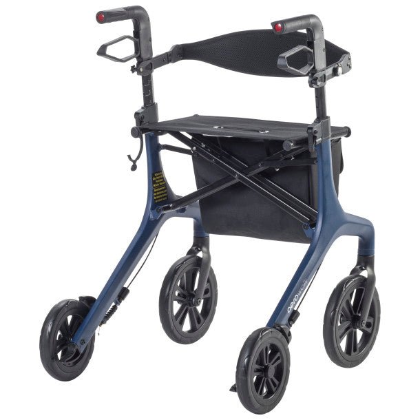 AeroWalk ™ Ultra - Lite Rollator, Blue - PhishStones Products