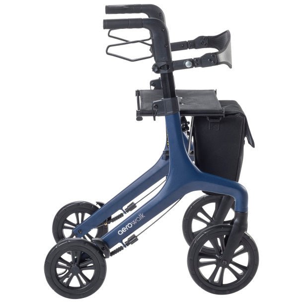AeroWalk ™ Ultra - Lite Rollator, Blue - PhishStones Products