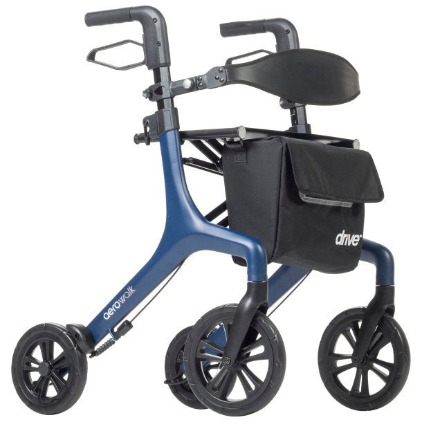 AeroWalk ™ Ultra - Lite Rollator, Blue - PhishStones Products