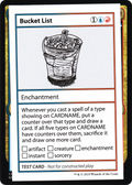 Bucket List (CMB1-089) - Mystery Booster Playtest Cards 2021