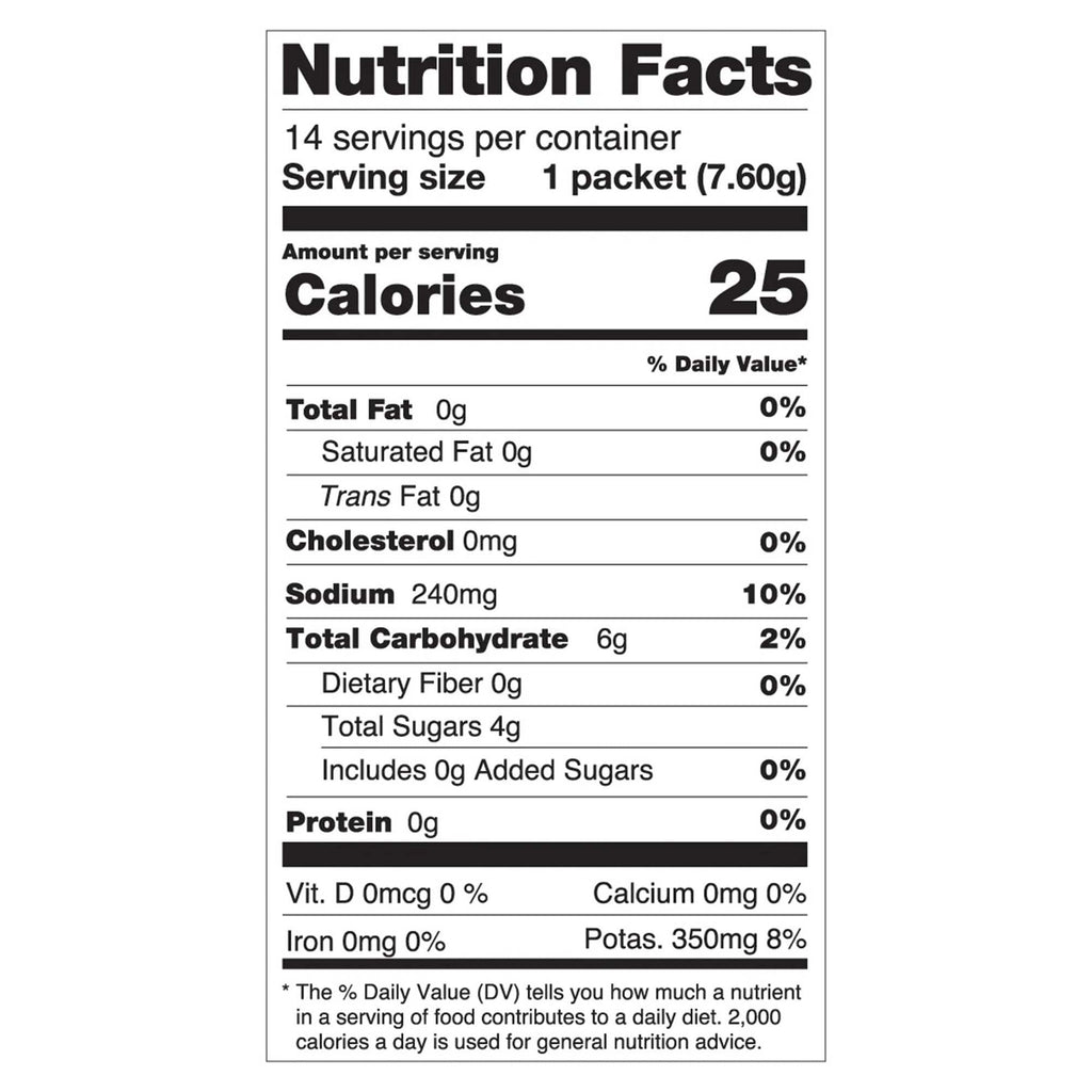 Cure Electrolyte Drink Mix made with Coconut Water, Watermelon, 7.7-gram Packets HM1005