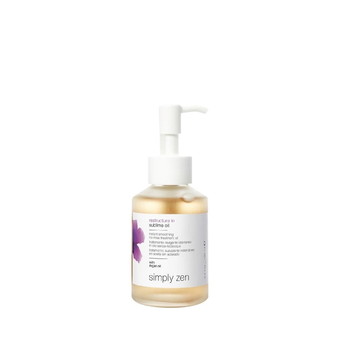 Simply Zen Hair Care Oil - Restructure in Sublime Saç Bakım Yağı 100ml for Damaged Hair Nourishment