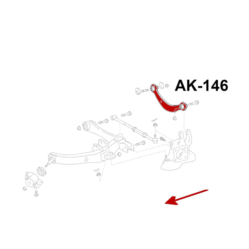 Godspeed Scion tC (ANT10) 2005-10 Adjustable Camber Arms With Spherical Bearings