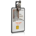 All Metal Magnetic Badge Holder - RFID Secure Badge Holder Genesis™ with BloxProx™ - PhishStones Products