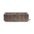 Alora 48-Inch Modern 50K BTU Outdoor Rectangular Propane Gas Fire Pit With Lava Rocks (SAK82521)