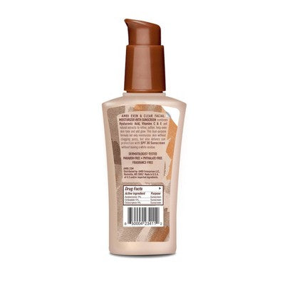 AMBI Even and Clear Daily Facial Moisturizer SPF 30 3.5 fl oz - New - PhishStones Products