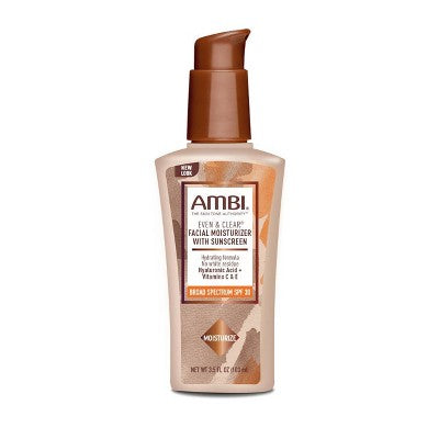 AMBI Even and Clear Daily Facial Moisturizer SPF 30 3.5 fl oz - New - PhishStones Products