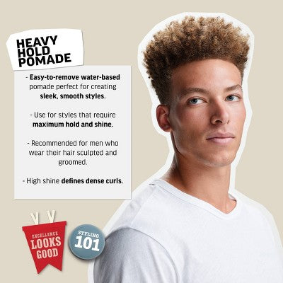 American Crew Men's Styling Heavy Hold and High Shine Hair Pomade Gel 3oz - New - PhishStones Products