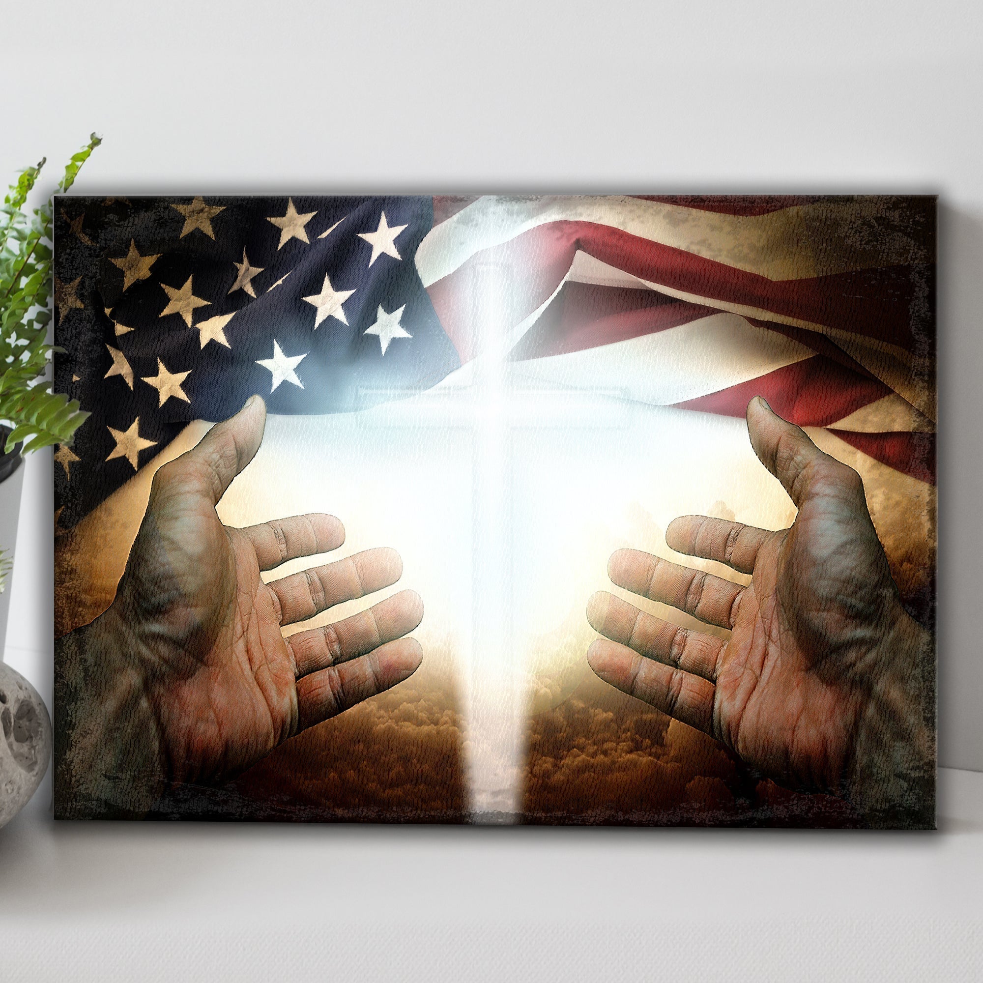 American Faith Canvas Wall Art - PhishStones Products