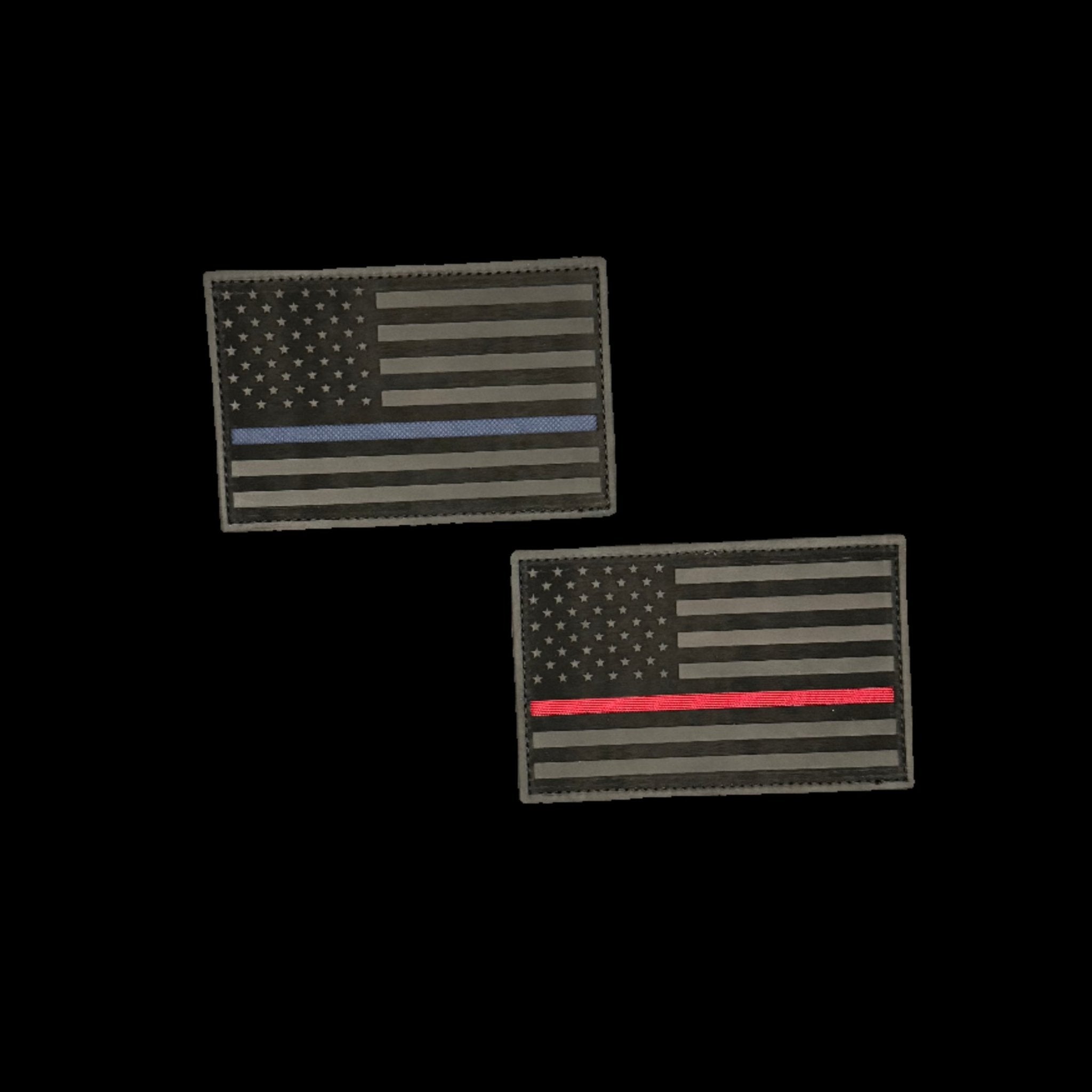 American Flag Thin Line Patches - PhishStones Products