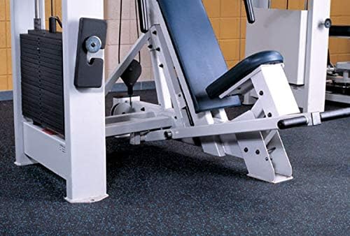 American Floor Mats 1/4in (7mm) Thick 10% Grey 4' x 8' Heavy Duty Rubber Rolls, Protective Exercise Mats, Home Gym Rubber Flooring - PhishStones Products