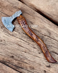 American Mahogany Damascus - 20" We the People Chopper - PhishStones Products