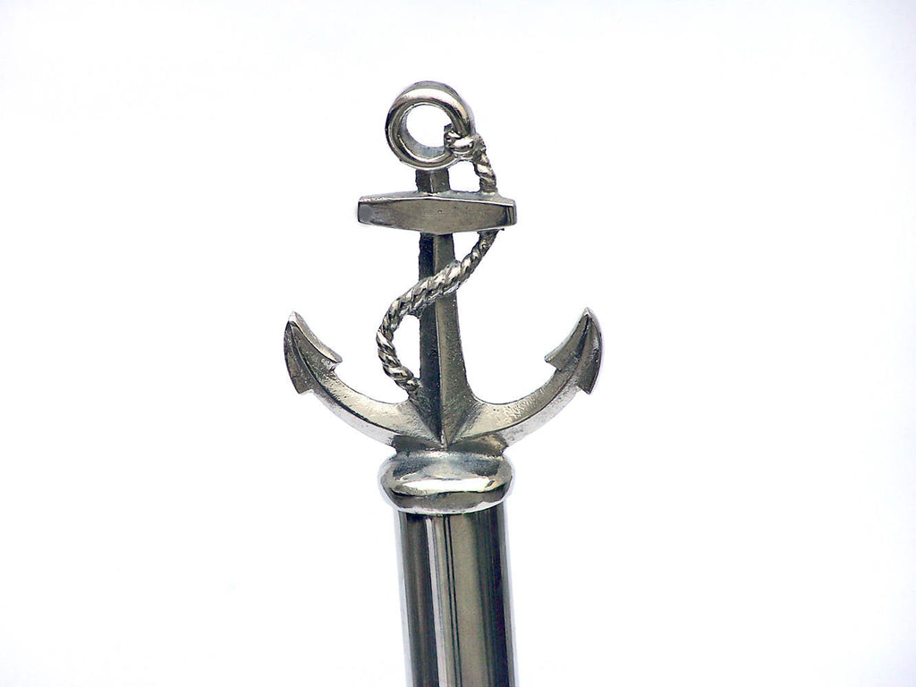 Chrome Anchor Extra Toilet Paper Holder 16""