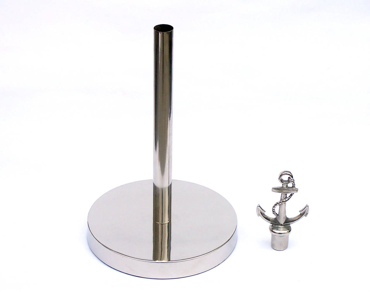 Chrome Anchor Extra Toilet Paper Holder 16""