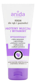 Anida Smoothing Hand and Nail Cream with Milk Proteins and Vitamins 100ml