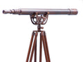Floor Standing Antique Copper Anchormaster Telescope 65""