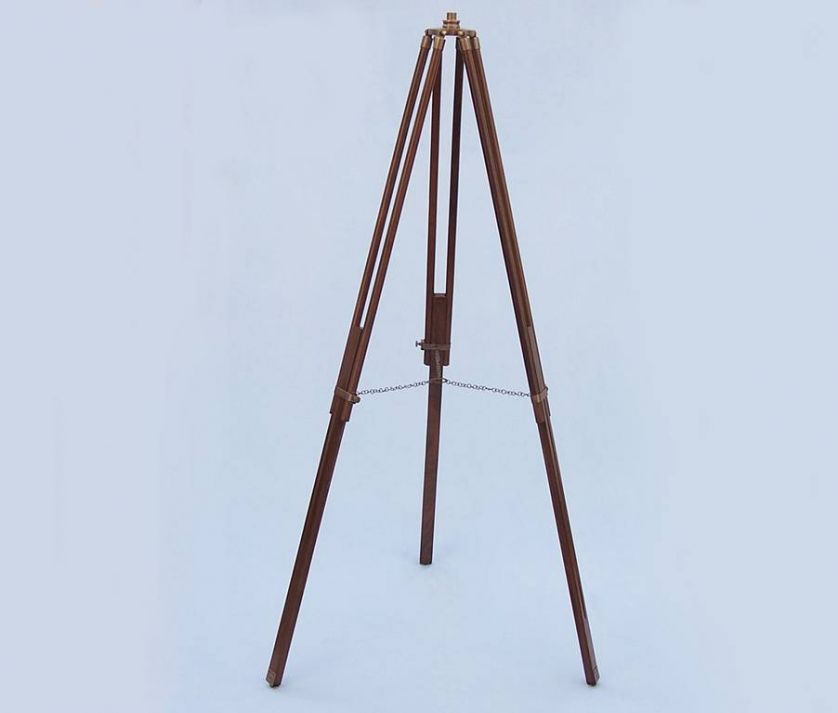 Floor Standing Antique Brass Galileo Telescope 65""