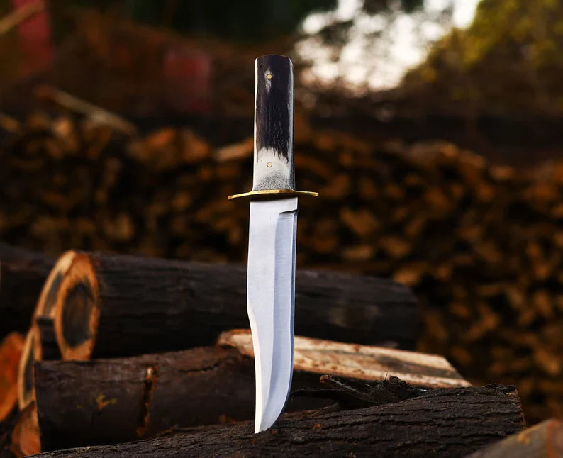 Antler Hunting Knife Handmade Stainless Steel Best Hunting Companion Knife - PhishStones Products