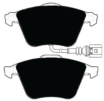 Porterfield Brake Pads for 2015 AUDI TT Quattro-TTS 340mm Front Disc