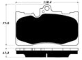 Porterfield Brake Pads for 2016 LEXUS RC300