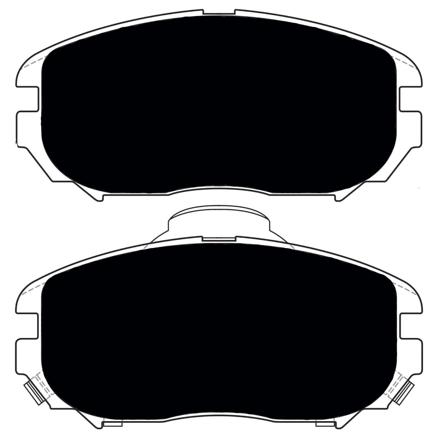 Porterfield Brake Pads for 2016 CADILLAC ELR