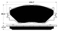 Porterfield Brake Pads for 2015 LEXUS IS250 SEDAN F Sport pkg