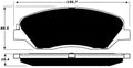 Porterfield Brake Pads for 2016 HYUNDAI SANTA FE