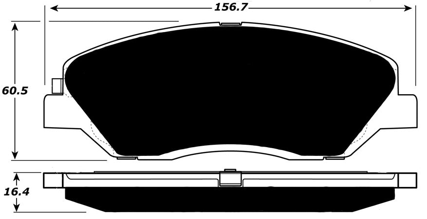 Porterfield Brake Pads for 2016 HYUNDAI SANTA FE