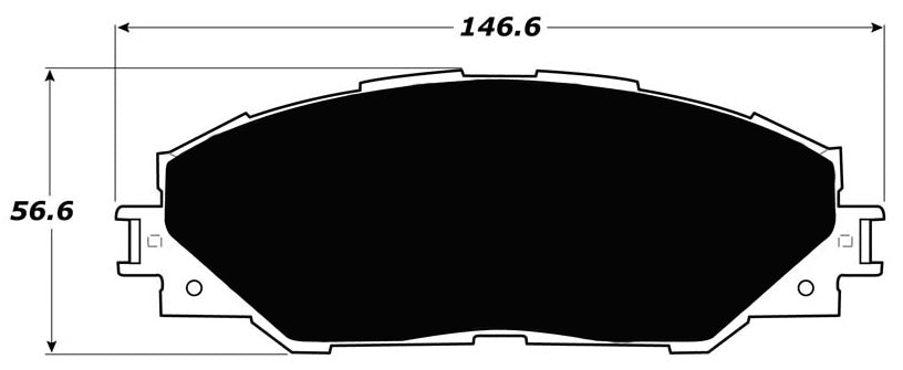 Porterfield Brake Pads for 2014 TOYOTA RAV 4 EV