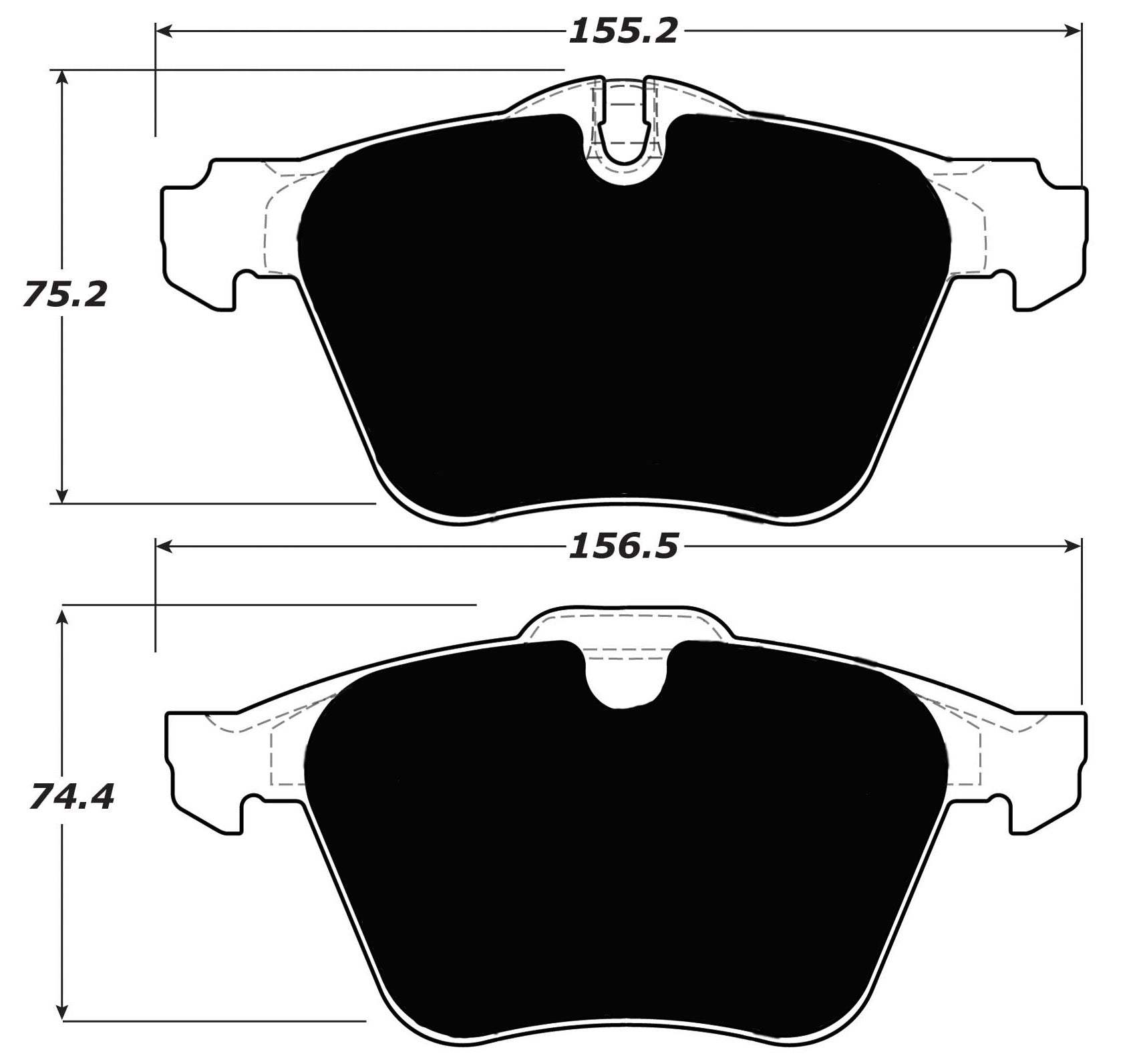 Porterfield Brake Pads for 2014 VOLVO S80 AWD 316mm Front DISC