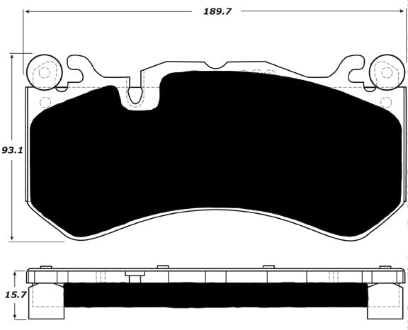 Porterfield Brake Pads for 2020 MERCEDES-BENZ C63 AMG