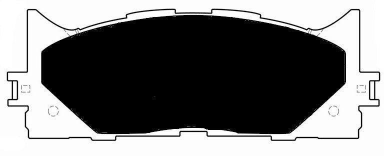 Porterfield Brake Pads for 2018 LEXUS ES 300H