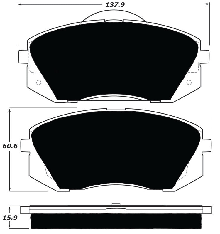 Porterfield Brake Pads for 2014 HYUNDAI TUCSON AWD