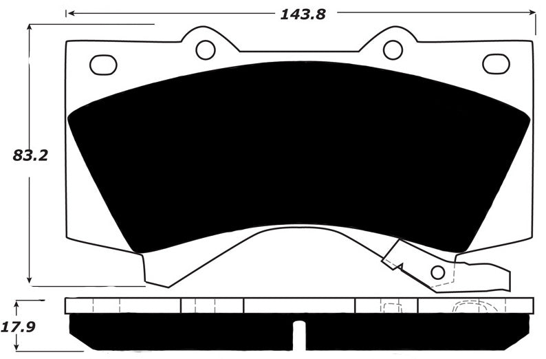 Porterfield Brake Pads for 2018 TOYOTA SEQUOIA