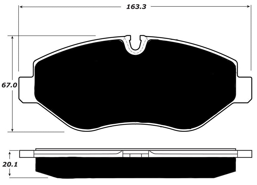 Porterfield Brake Pads for 2016 MERCEDES-BENZ METRIS