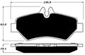 Porterfield Brake Pads for 2016 FREIGHTLINER SPRINTER 2500