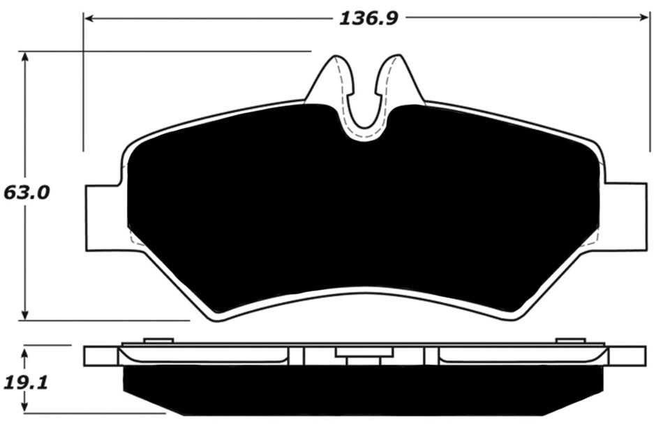 Porterfield Brake Pads for 2016 FREIGHTLINER SPRINTER 3500