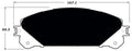 Porterfield Brake Pads for 2014 LEXUS RX 350